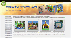 Desktop Screenshot of magic-fun-promotion.de