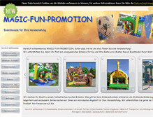 Tablet Screenshot of magic-fun-promotion.de